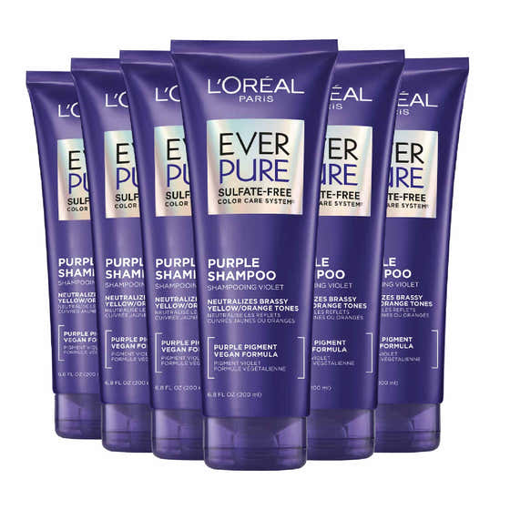 L'Oreal - EverPure Sulfate Free Purple Toning Purple Shampoo - 6.8 Oz - 6 Pack | L'oreal - Hair Care Wholesale