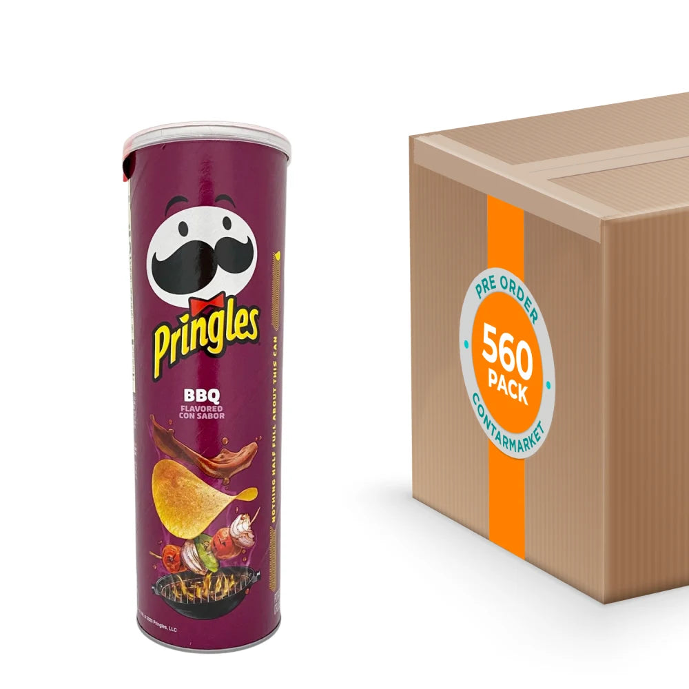 Pringles - Potato Crisps Chips Snack, BBQ - 5.5 Oz - 560 Pack