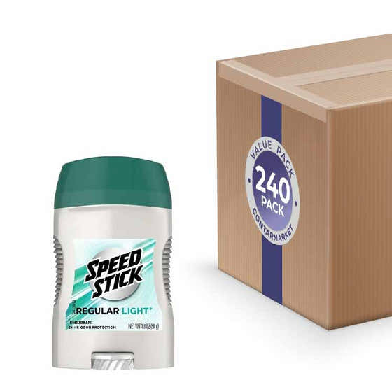 Speed Stick Deodorant, Regular Light - 1.8 oz - 240 Pack | speed stick - member5%