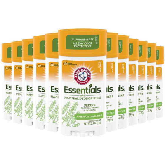Arm & Hammer Essentials Natural Deodorant Rosemary Lavender  2.5 oz  - 12 Pack | Arm & Hammer - Arm & Hammer