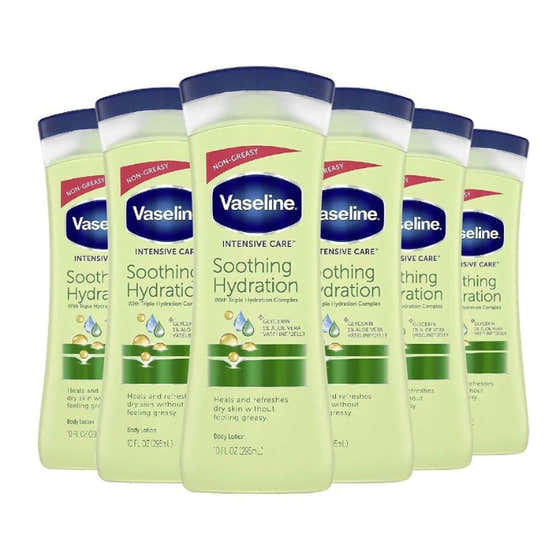Vaseline® Intensive Care™ Soothing Hydration Lotion Moisturizes Dry Skin 10 oz - 6 Pack | Vaseline - Vaseline