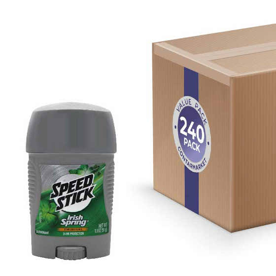 Speed Stick Antiperspirant Deodorant, Original Irish Spring  1.8 oz - 240 Pack | speed stick - Speed Stick