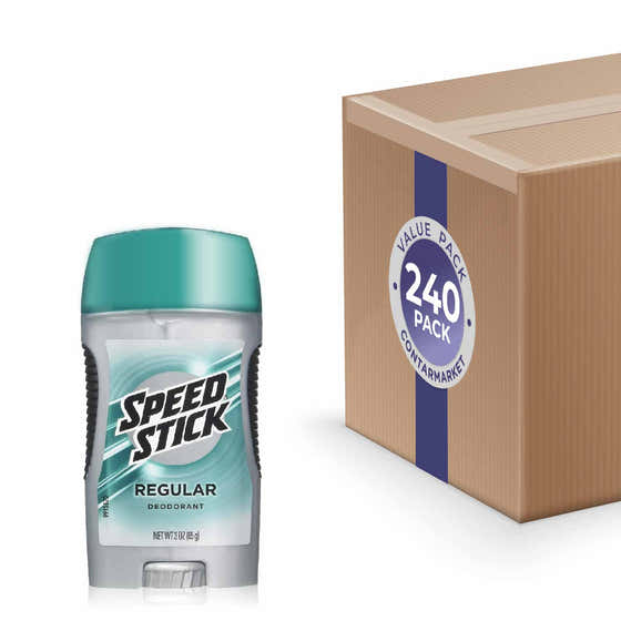 Speed Stick  Antiperspirant Deodorant, Regular  3.0 oz - 240 Pack | speed stick - Speed Stick