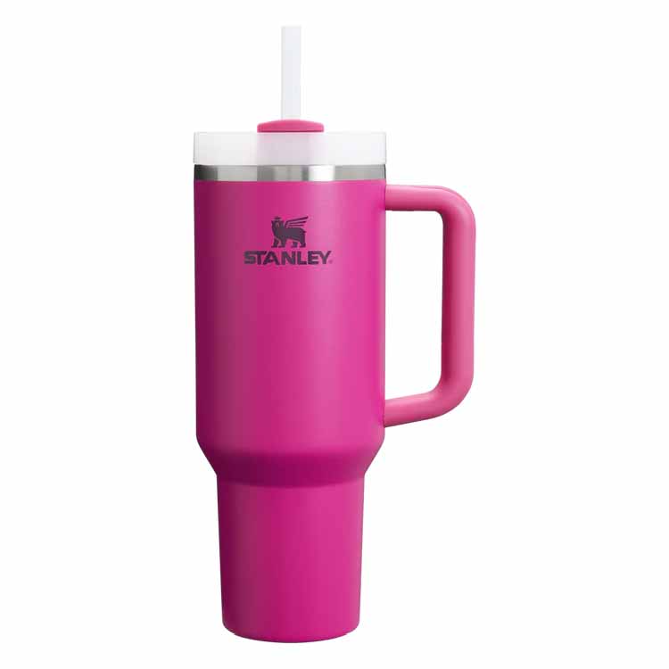 Stanley 40 Oz. Quencher H2.0 FlowState Tumbler, Fuchsia