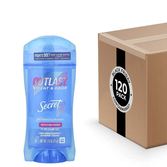 Secret - Gel Outlast Protecting Powder Antiperspirant & Deodorant  - 2.6 Oz -  120 Pack | Secret - Black Friday