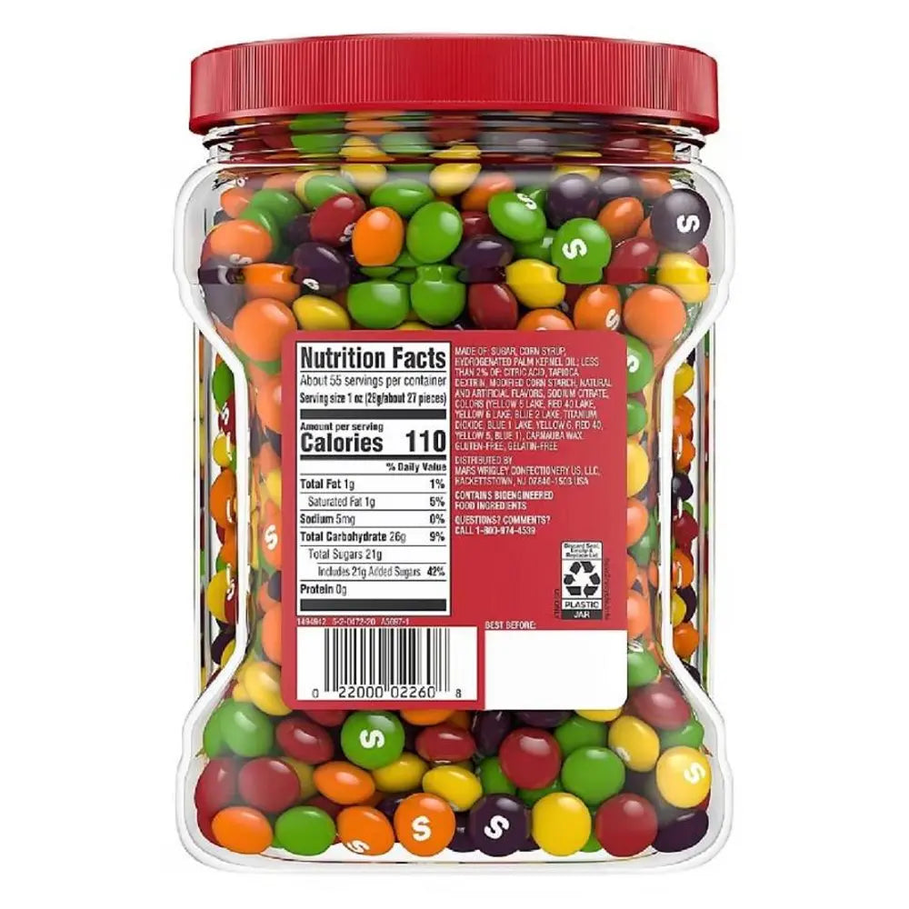 Skittles Original Fruity Candy Jar - 54 Oz - 3 Pack