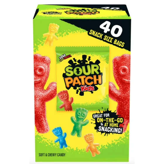 Sour Patch Kids - Soft & Chewy Candy, Snack Packs - 0.97 Oz - 40 Pack | Sour Patch - member5%