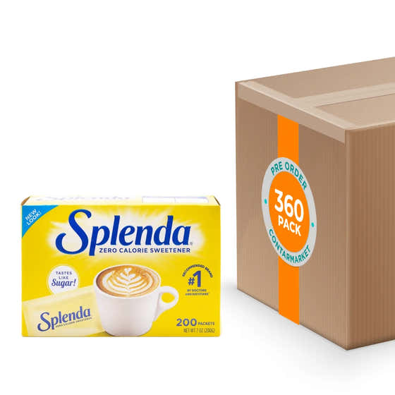 Splenda - Zero Calorie Sweetener, Single-Serve Packets - 200 Ct - 360 Pack | Splenda - Snacks