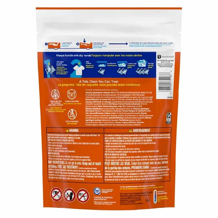 Tide - Spring Meadow Pods HE Compatible Laundry Detergent Soap Pacs - 31 Ct - 25 Oz - 4 Pack