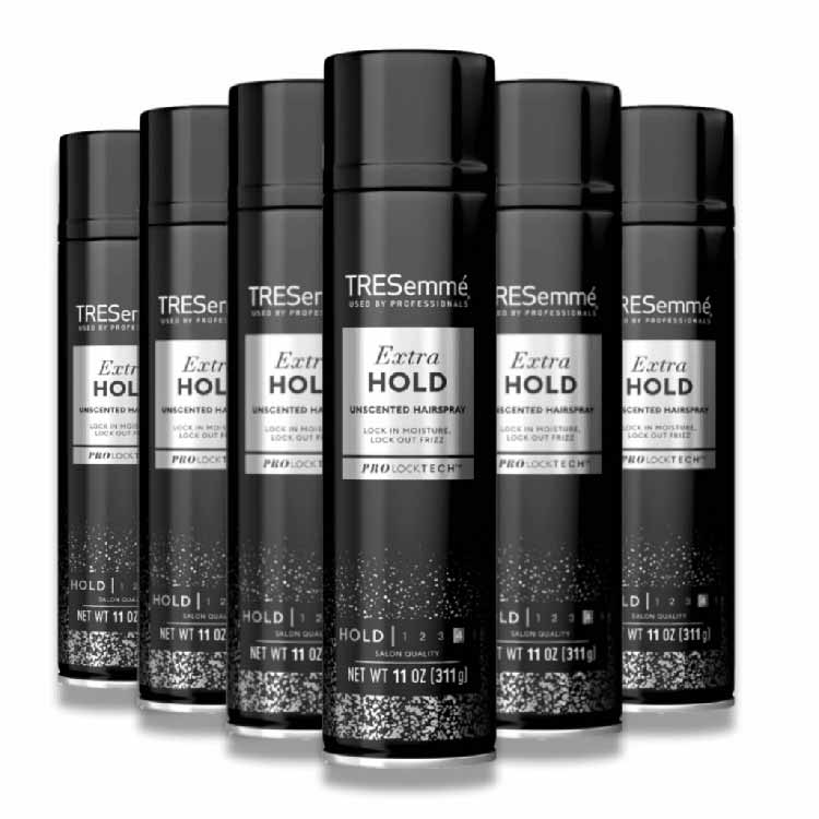 Tresemme - Hair Spray TRES Two Extra Firm Control Aero, Unscented - 11 Oz - 6 Pack