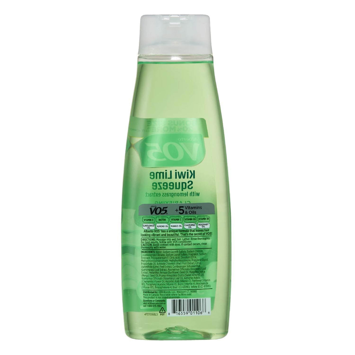 VO5 Kiwi Lime Squeeze Clarifying Shampoo - 15oz - 6 Pack - 100 cases pallet