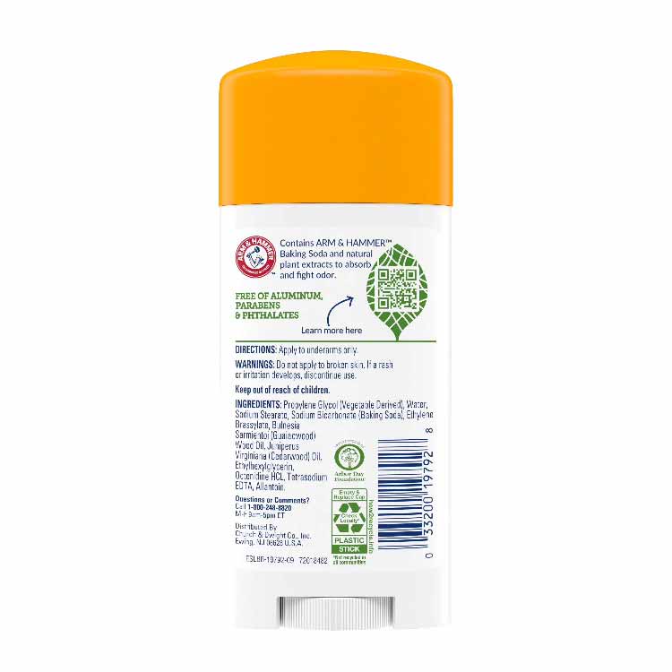 A&H Essentials Natural Deodorant Unscented - 2.5 oz - 240 Pack