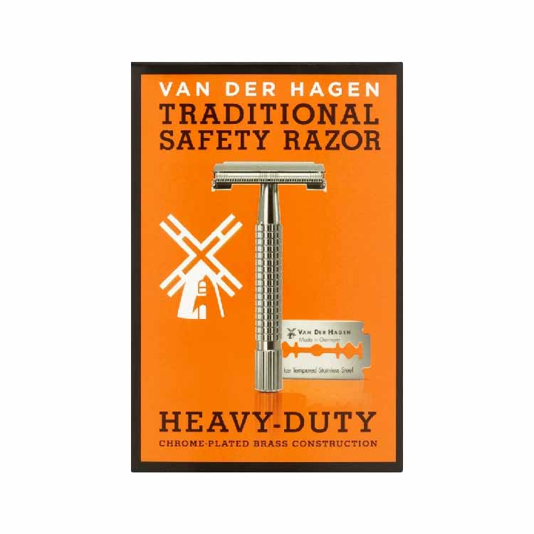 Van Der Hagen Traditional Safety Razor - 12 Pack