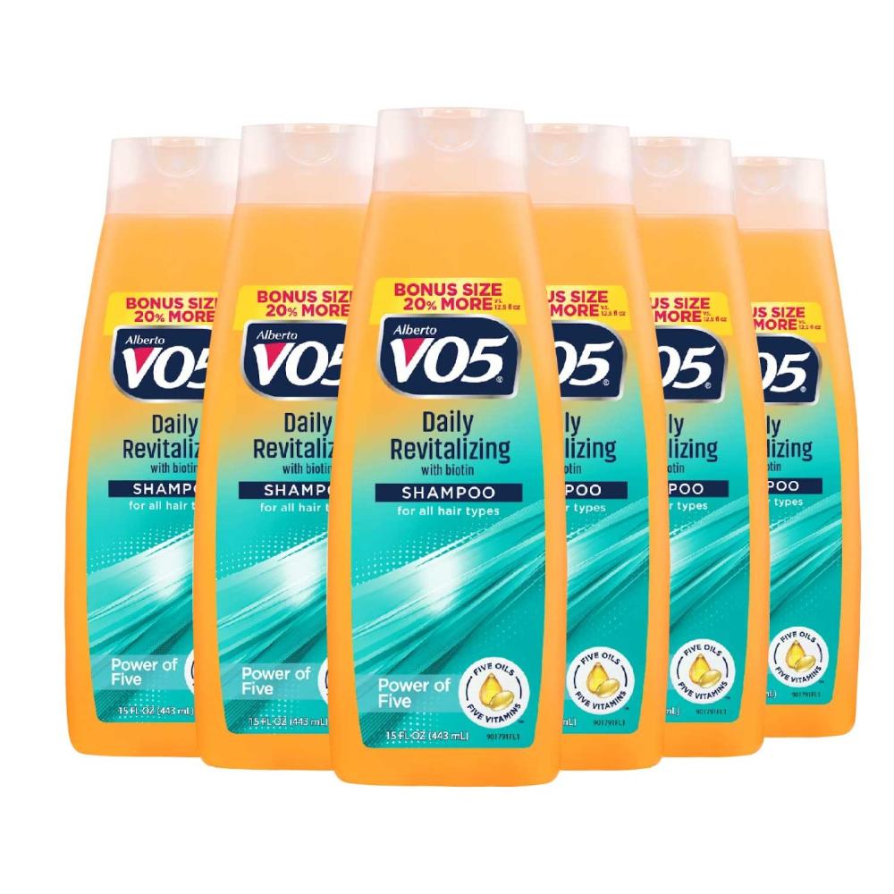 VO5 - Daily Revitalizing Shampoo - 15 Oz - 6 Pack