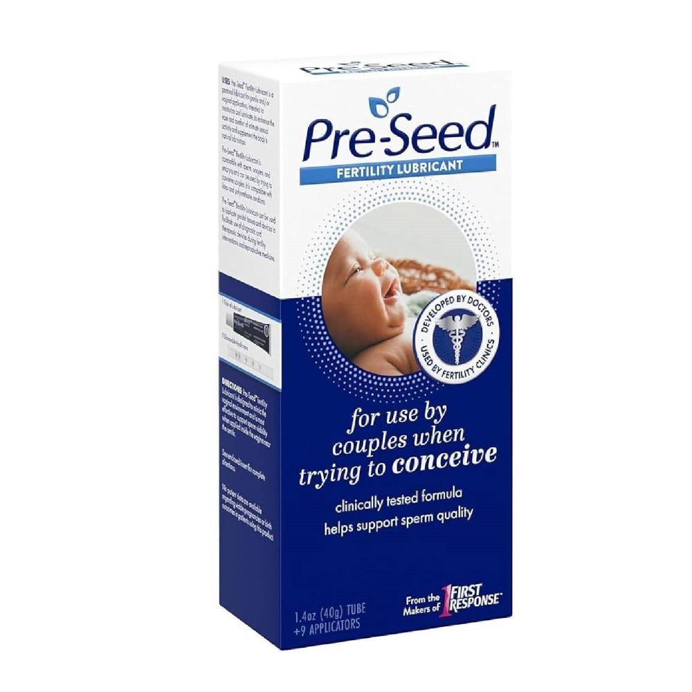 Pre-Seed - Fertility Lubricant, for Use by Couples Trying to Conceive - 1.4 Oz Tube - 9 Applicators Each - 24 Pack