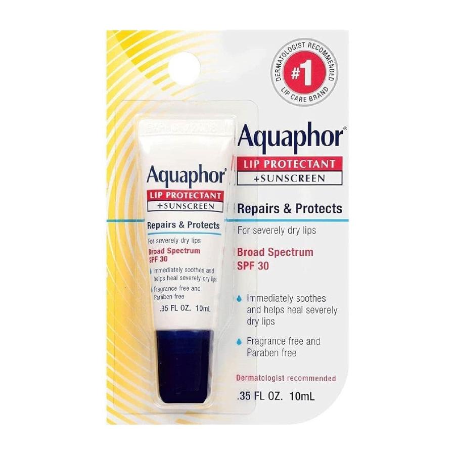 Aquaphor - Lip Protectant Plus Sunscreen SPF 30 0.35 Oz- 12 Pack