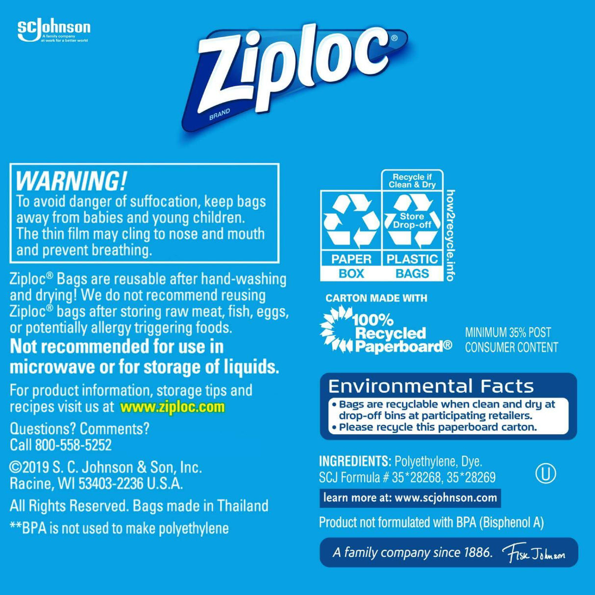Ziploc Snack Bags with Grip 'n Seal Technology - 90 Count - 12 Pack Contarmarket