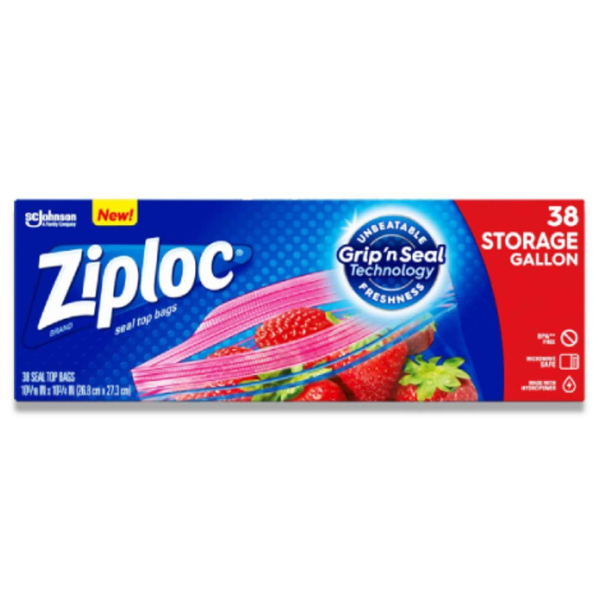 Ziploc Storage Bags Gallon 38 Ct 3 Pack Contarmarket