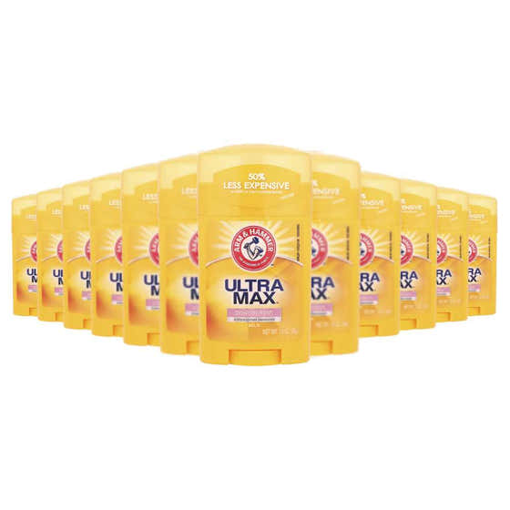 Arm & Hammer  Deodorant UltraMax Powder Fresh, Solid 1 oz - 12 Pack - Travel Size | Arm & Hammer - Deodorants &...