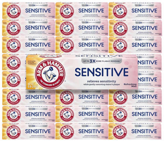Arm & Hammer - Sensitive Teeth & Gums Toothpaste, Refreshing Mint - 0.9 Oz  - 72  Pack | Arm & Hammer - Arm &a...