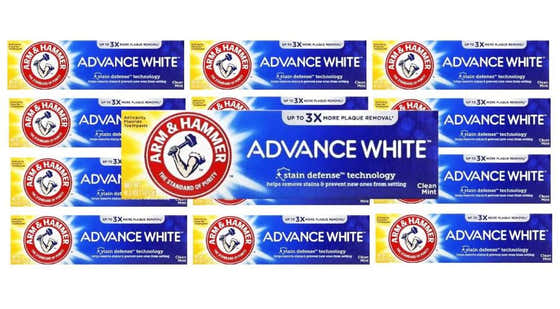 Arm & Hammer Advance White Toothpaste, Clean Mint, 4.3 oz - 12 Pack | Arm & Hammer - Arm & Hammer