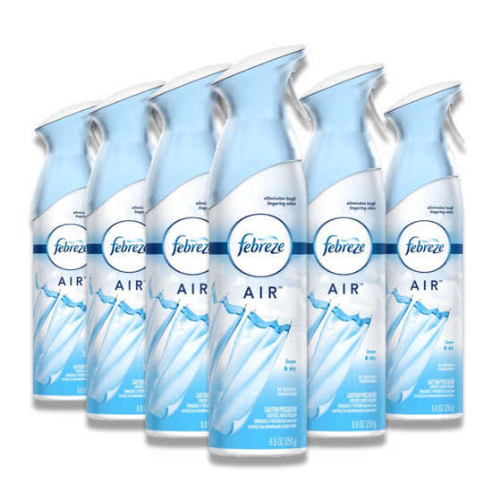 Febreze -Odor-Fighting Air Freshener, Linen & Sky - 8.8 Oz - 6 Pack | febreze - Febreze