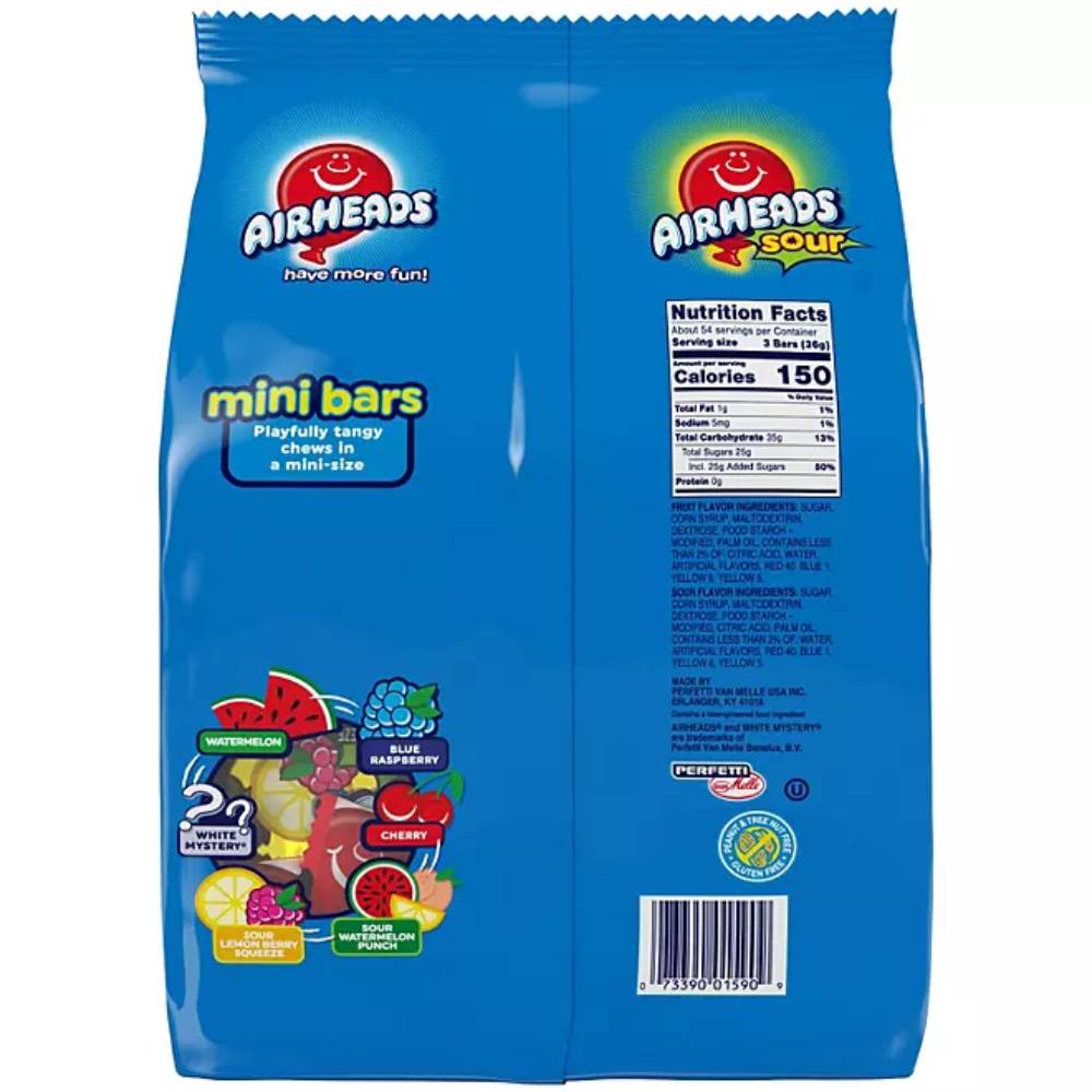 Airheads Mini Candy Bars Variety Pack – 160 Count