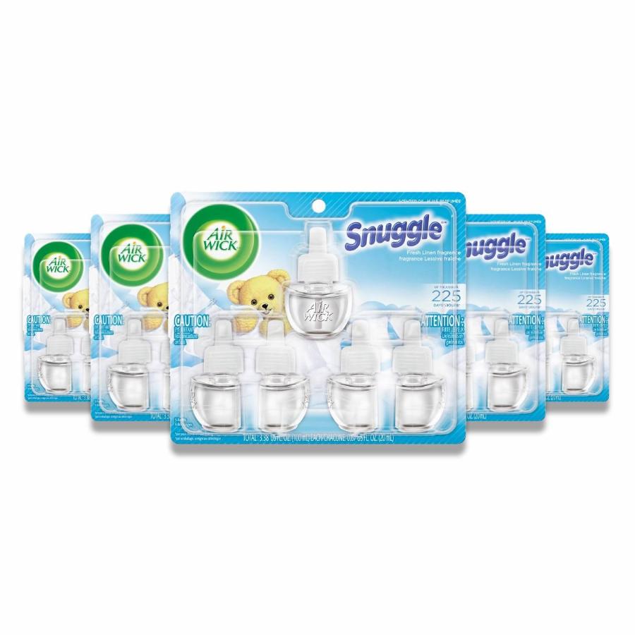 Air Wick - Scented Oil, Snuggle Fresh Linen - 3.38 Oz - (5 Ct Each) - 5 Pack
