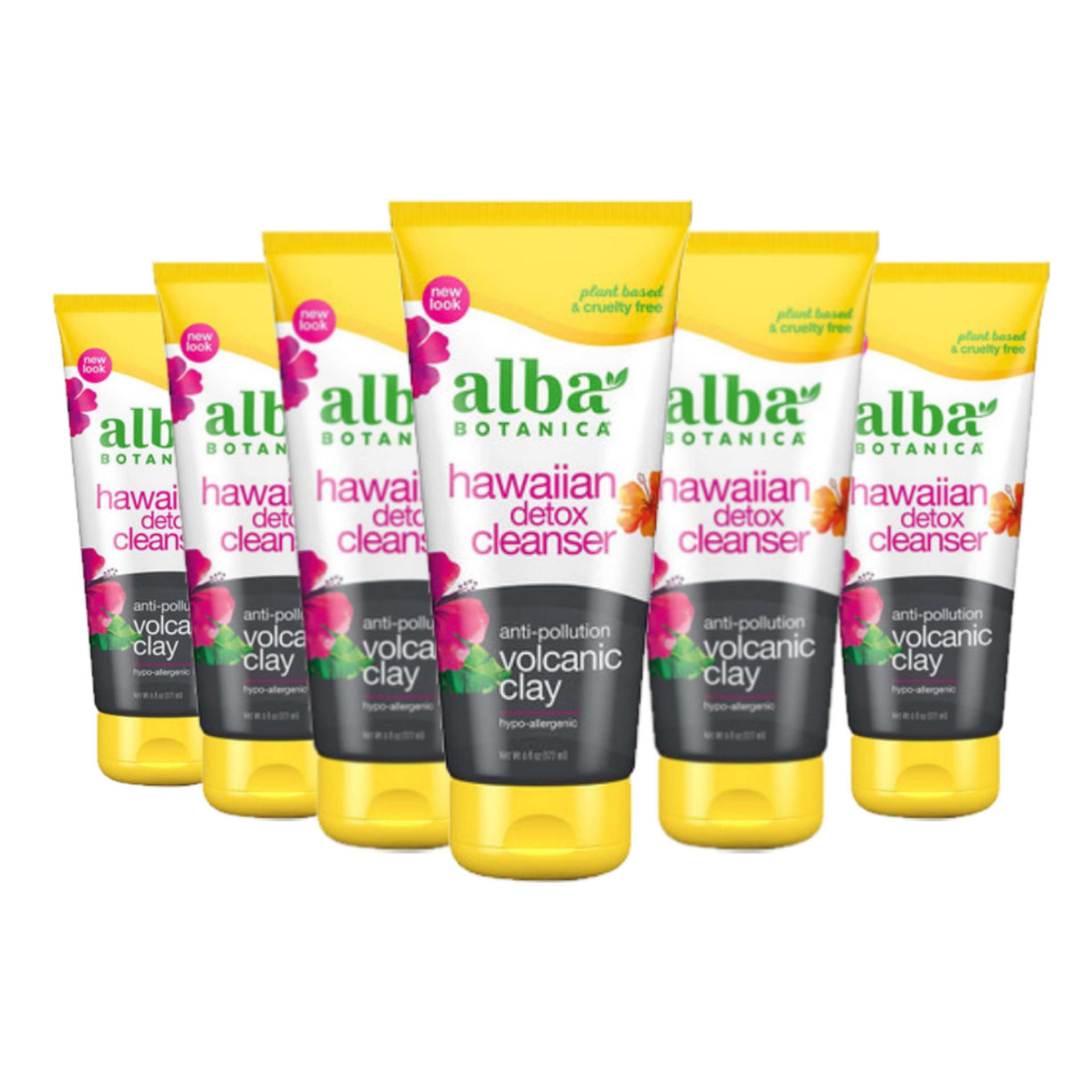 Alba Botanica - Botanica Hawaiian Detox Anti-Pollution Volcanic Clay Cleanser - 6 Oz - 6 Pack