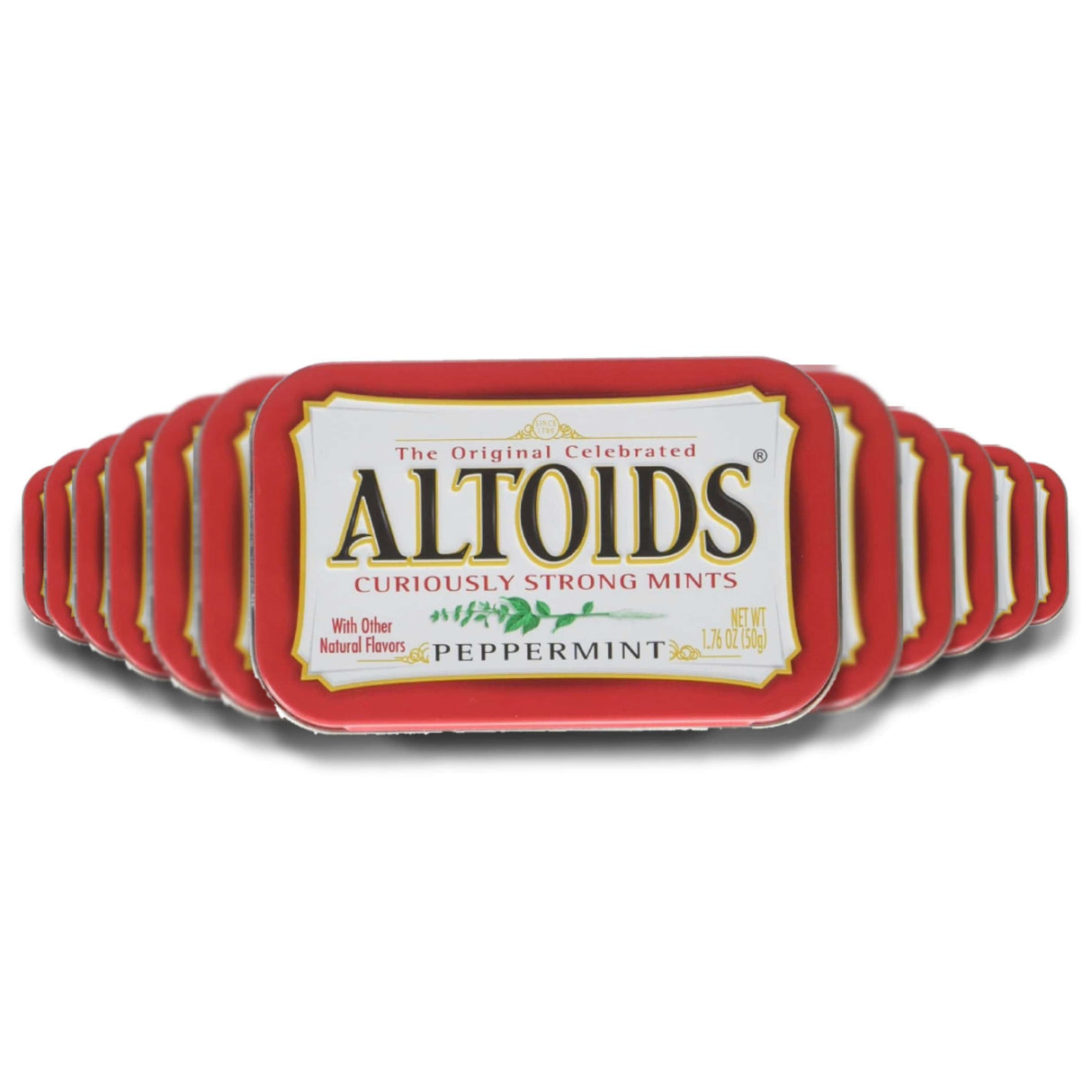 Altoids Peppermint Mints 1.76 oz Tin – 12 Pack Bulk