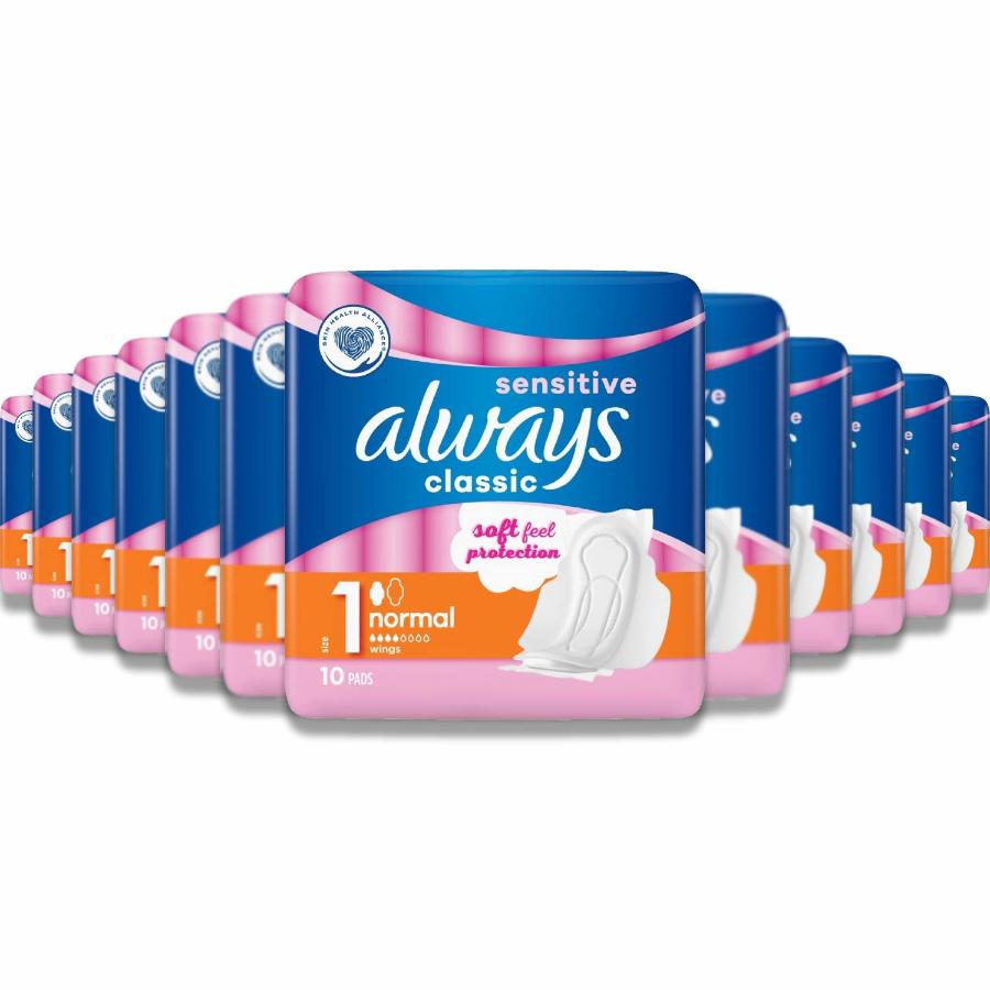 Always - Classic Sensitive Normal, 10 ct - 16 Pack