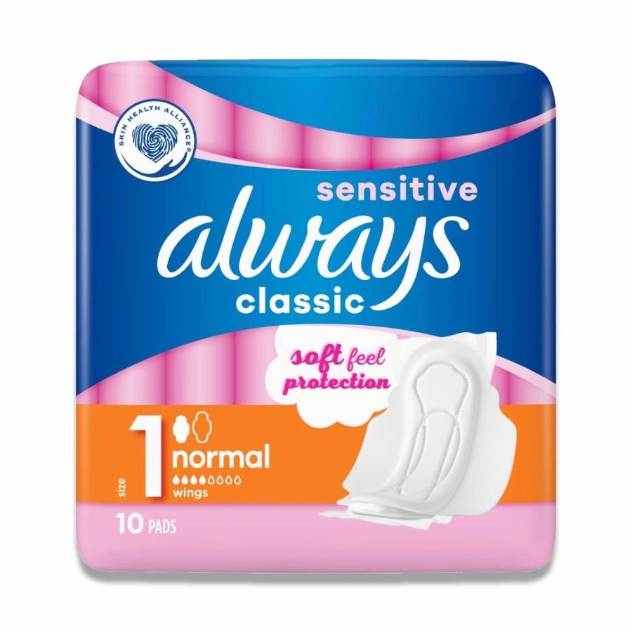 Always - Classic Sensitive Normal, 10 ct - 16 Pack
