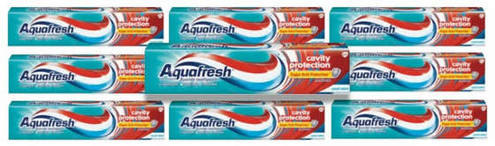 Aquafresh - Cavity Protection Fluoride Toothpaste, Cool Mint - 5.6 Oz - 12 Pack | Aquafresh - member5%