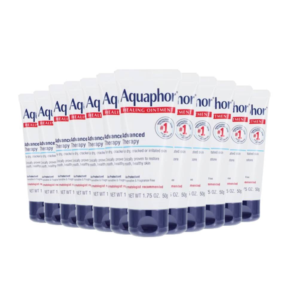 Aquaphor Healing Ointment Advanced Therapy for Dry and Cracked Skin 1.75oz- 24 Pack