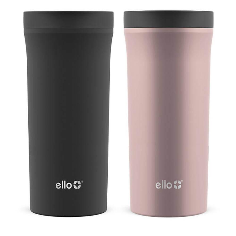 ELLO - Arabica - Stainless Steel Travel Tumbler, Assorted Colors - 14 Oz - 2 Pack