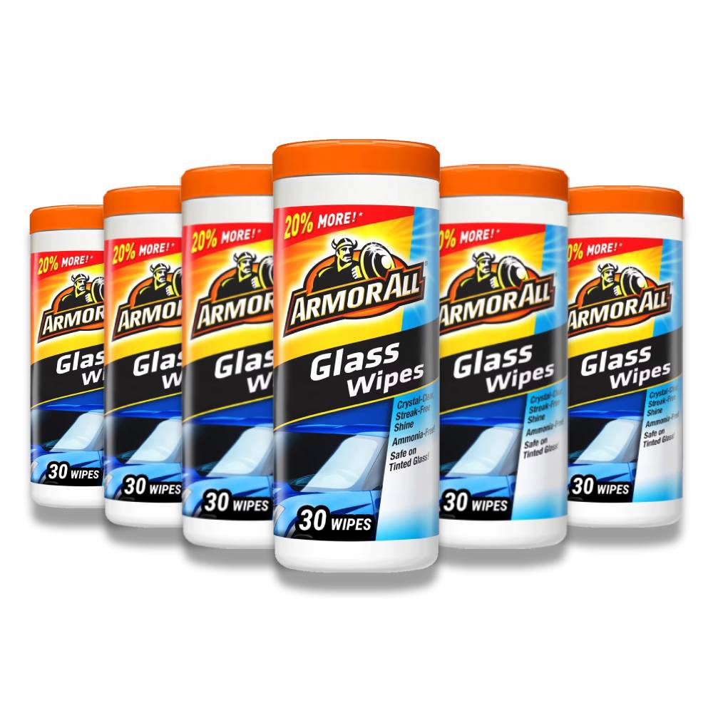 Armor All -  Count Glass Wipe - 30 Ct - 6 Pack