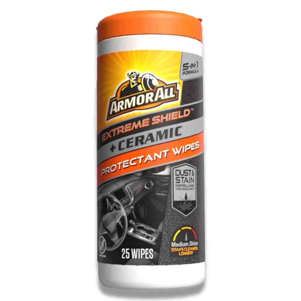 Armor All - Extreme Shield and Ceramic Car Protectant Wipes - 25 Ct - 6 Pack