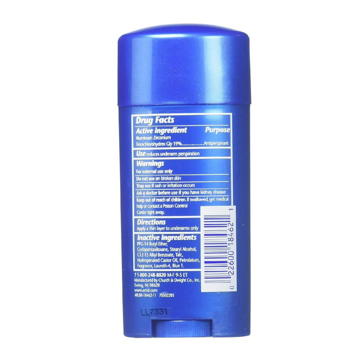 Arrid Extra Dry Solid Anti-Perspirant Deodorant - 2.6 oz - 12 Pack