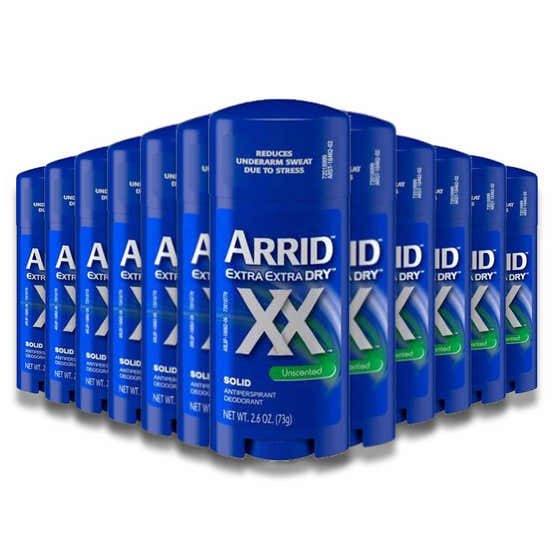 Arrid - Extra  Dry Unscented Antiperspirant - 2.6 Oz - 12 Pack | Arrid - Wholesale