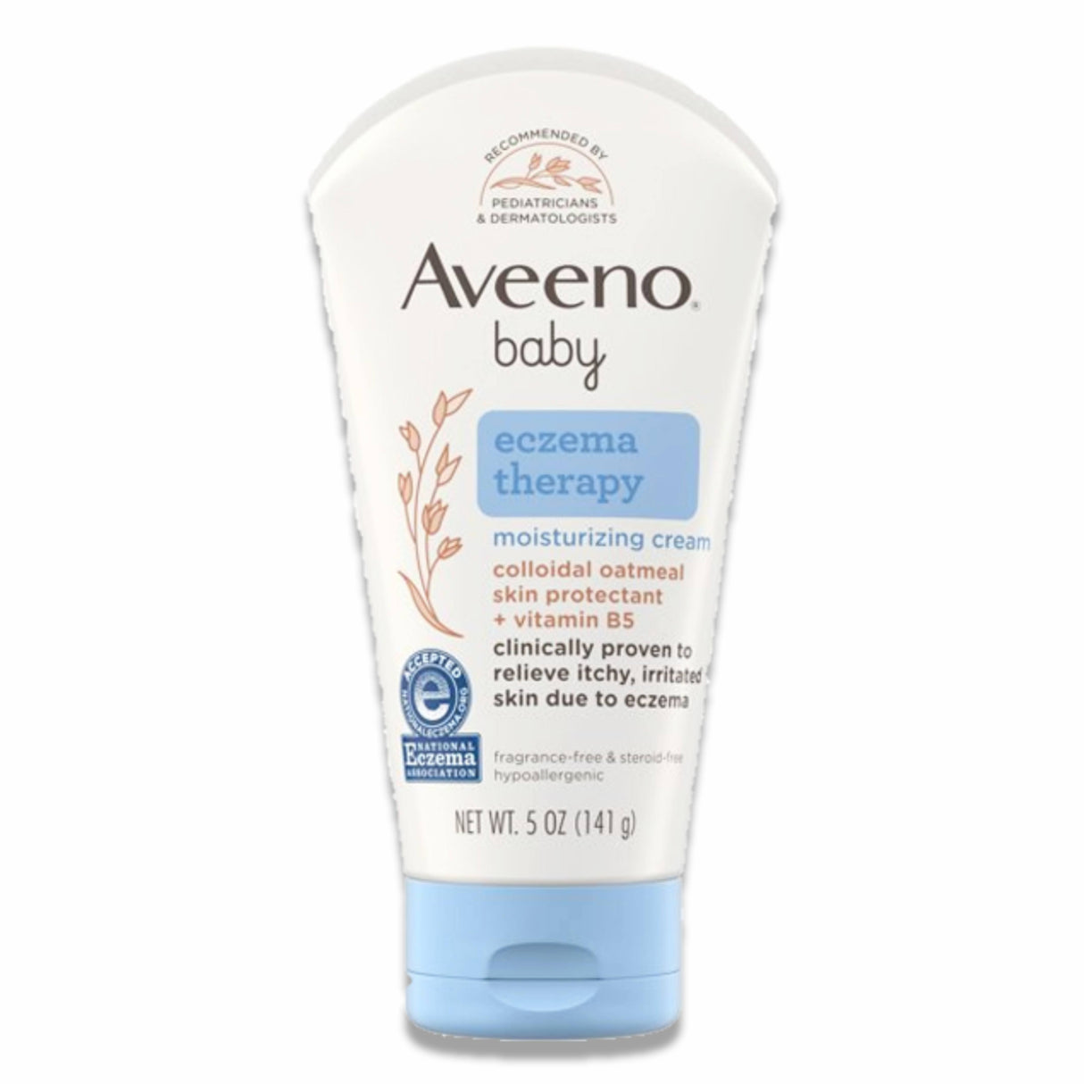 Aveeno - Baby Eczema Therapy Moisturizing Cream Body Lotion with Oatmeal - 5 Oz - 12 Pack