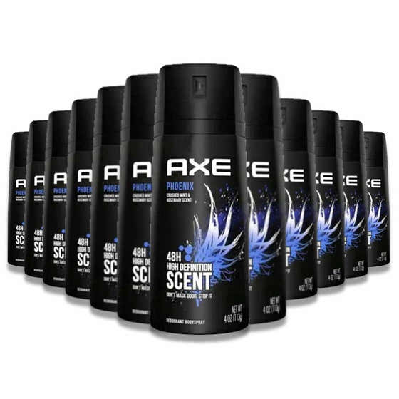 Axe -Body Spray Deodorant 4 oz for Men, Phoenix - 12 Pack | Axe - Deodorants & Antiperspirants
