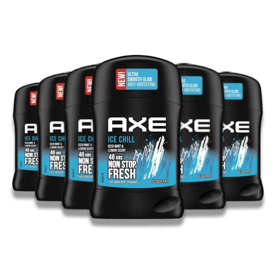 Axe - Deodorant Stick Rock Ice Chill - 50 ml - 6 Pack | Axe - Health & Beauty - Wholesale