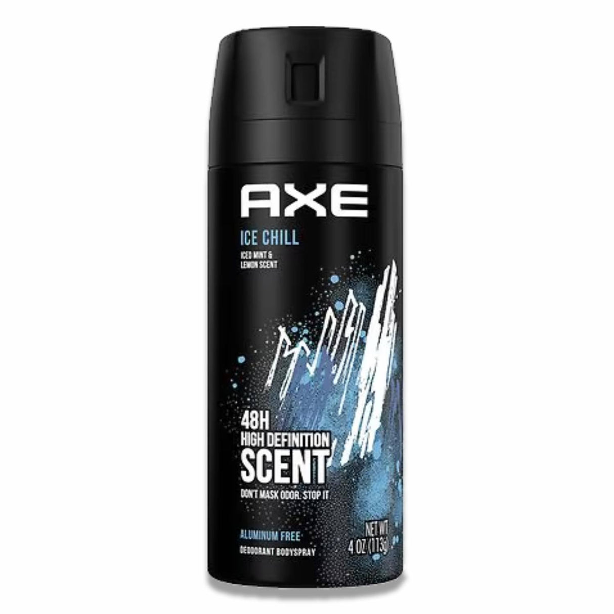 Axe - Body Spray Deodorant 4 oz Ice Chill, Frozen Lemon & Eucalyptus - 12 Pack