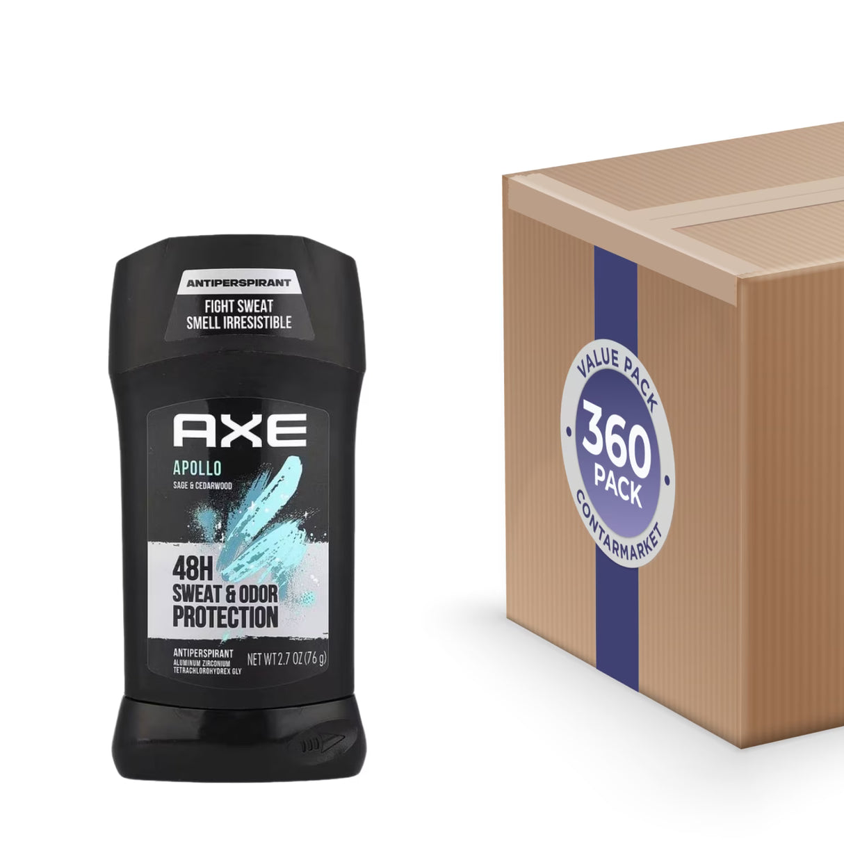 Axe - Apollo Invisible Solid Antiperspirant & Deodorant Stick - 2.7 Oz - 360 Pack