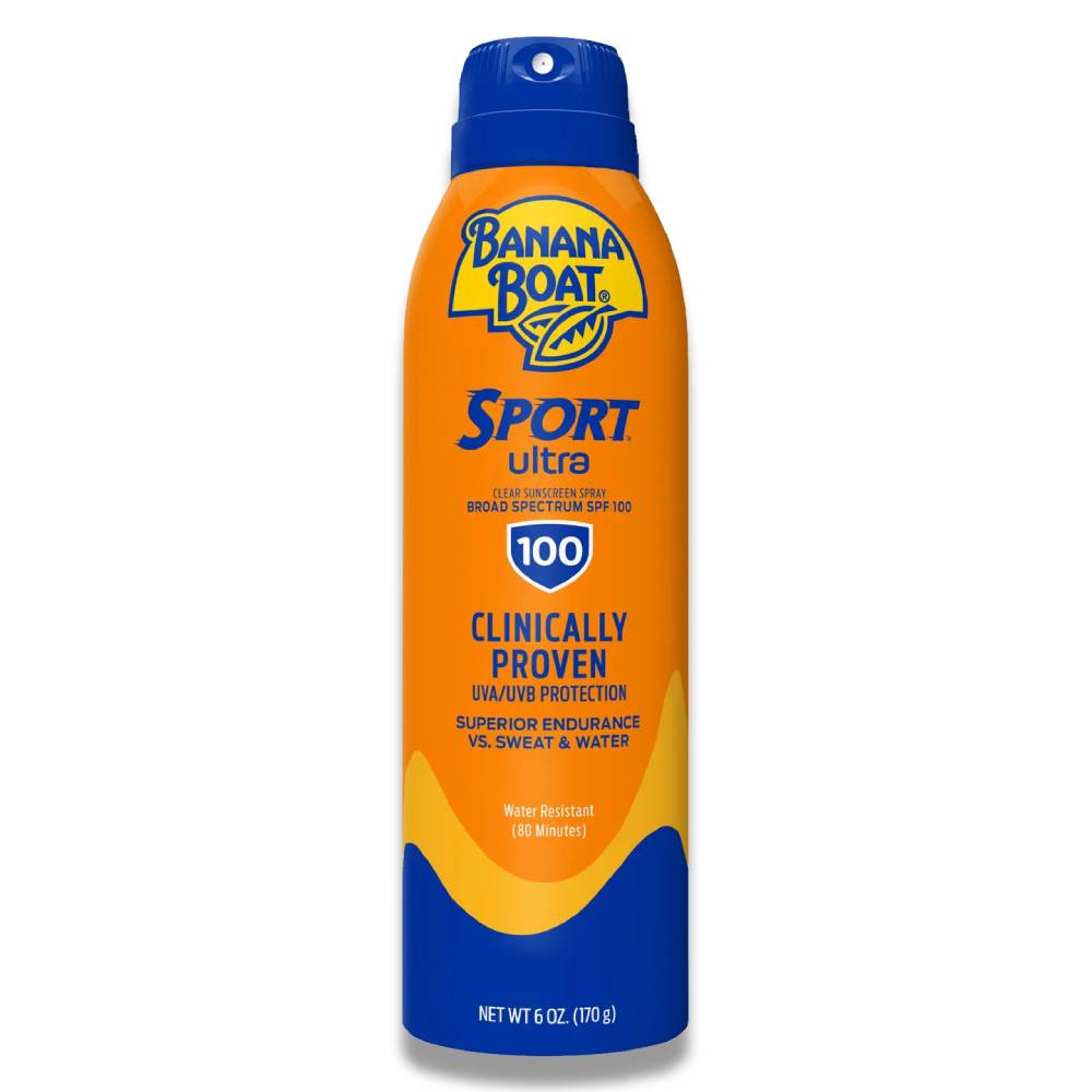 Banana Boat - Sport Ultra, Broad Spectrum Sunscreen Spray, SPF 100 - 6 Oz - 12 Pack