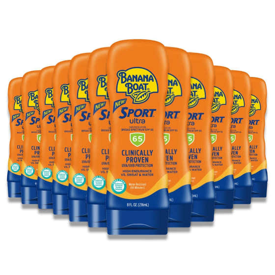 Banana Boat - Lotion, Sport Ultra Spf 65 - 8 Oz - 12 Pack | Banana Boat - Sunscreen Wholesale