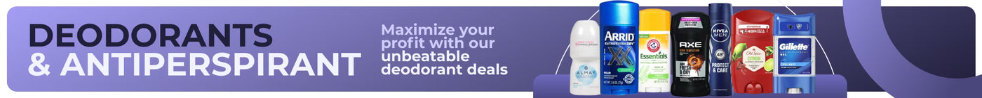 Wholesale deodorants & antiperspirants