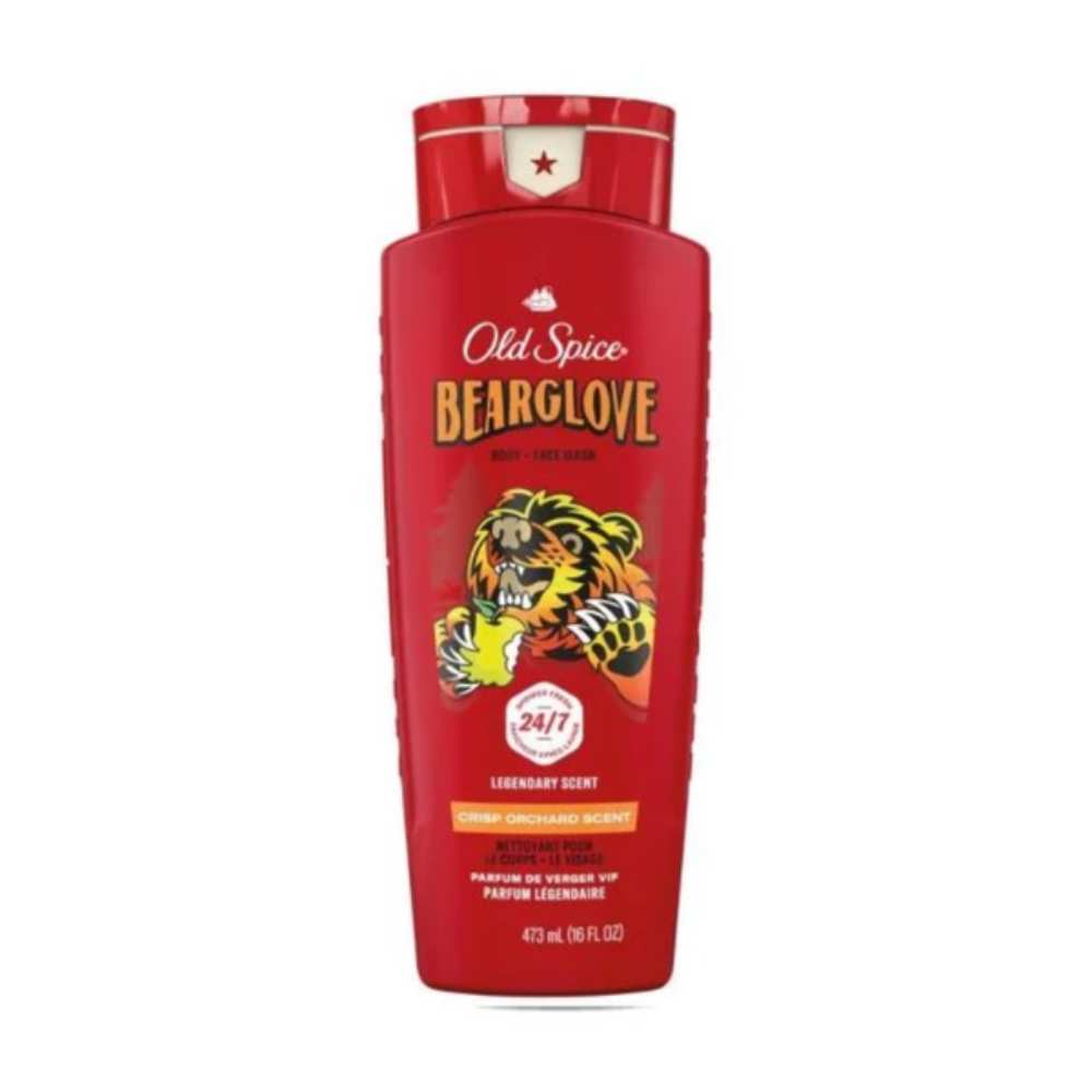 Old Spice – Body Wash, Bearglove Crisp Orchard Scent, 16 oz – 4 Pack