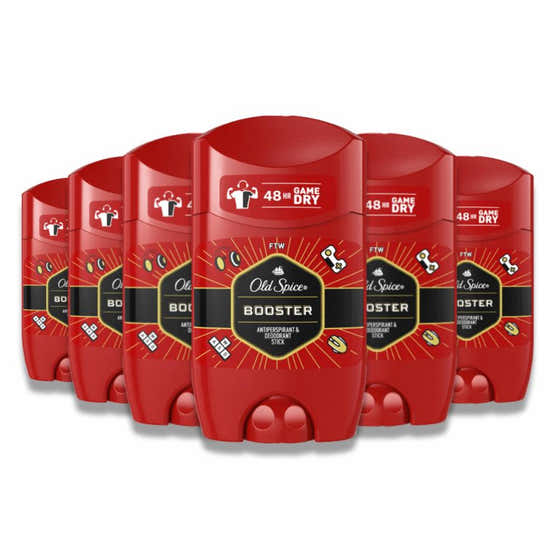 Old Spice - Deodorant Stick Booster  - 50 ml - 6 Pack | Old Spice - Deodorant Wholesale