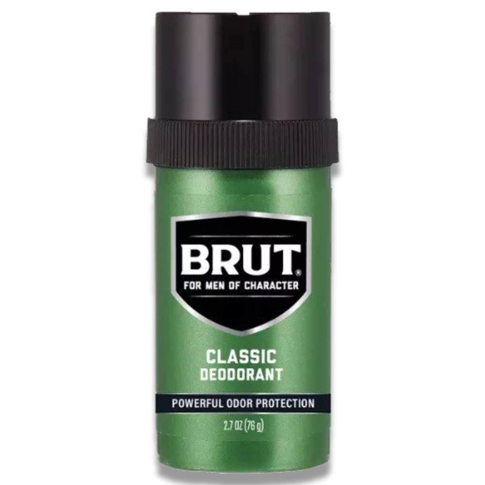 Brut - Deodorant Round Stick, Classic  2.7 Oz - 12 Pack